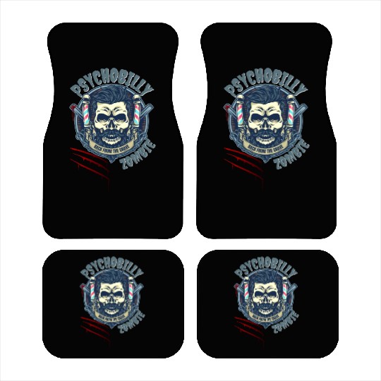 Psychobilly Zombie Retro Design Car Mats