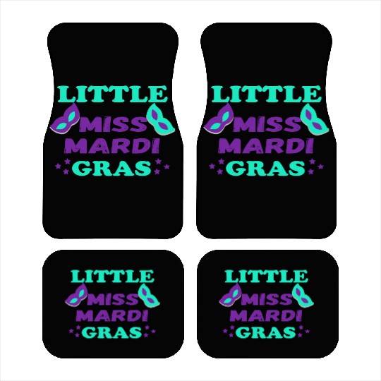 little miss mardi gras great Gift for Women & Girl Car Mats