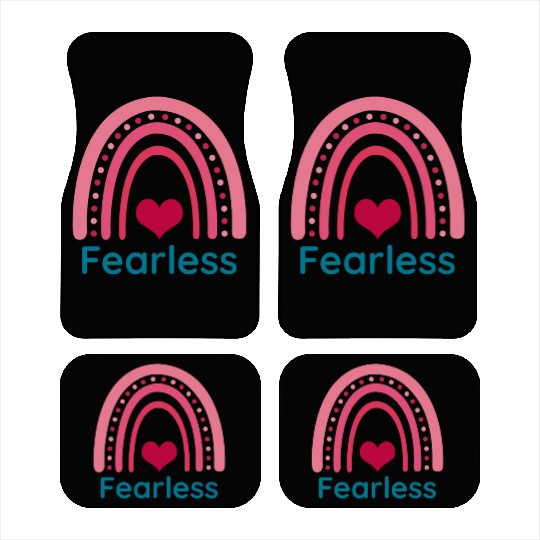Fearless Viva Magenta Boho Rainbow Car Mats