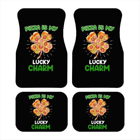 Pizza is my Lucky Charm Pizza Fan Car Mats