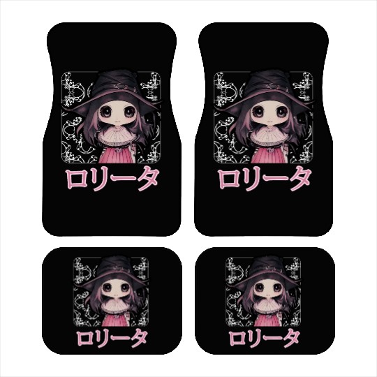 Gothic Lolita Witch Japanese Chibi Anime Pastel Go Car Mats