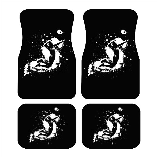 Volleyball Spike Man White Car Mats