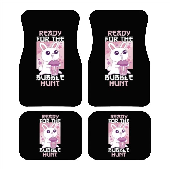 Happy Easter Motif Easter Eggs Funny Easter Bunny Car Mats