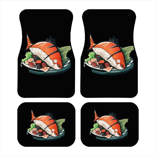 Sashimi styled fish Car Mats
