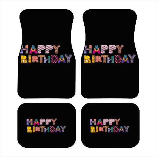 happy birthday Car Mats