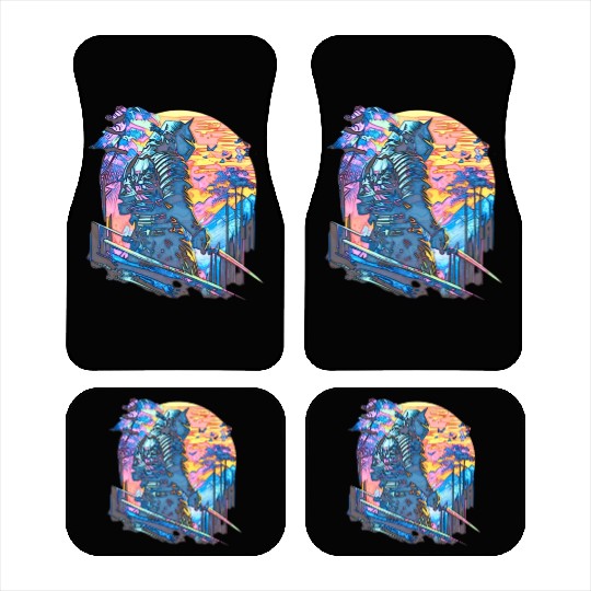 Samurai Warrior Japan Japanese Katana Manga japan Car Mats