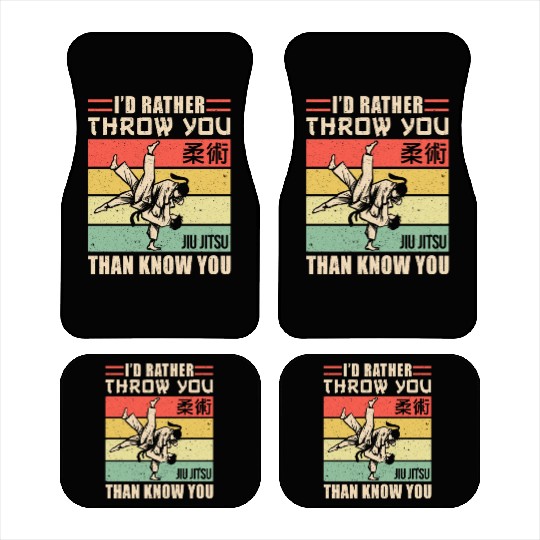 Brazilian Jiu Jitsu MMA Bjj Hugger Car Mats