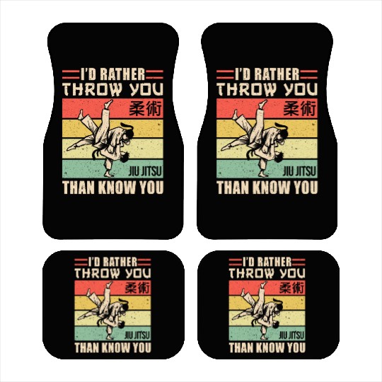 Brazilian Jiu Jitsu MMA Bjj Hugger Car Mats