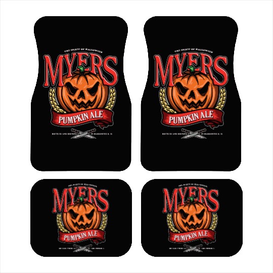 Pumpkin Halloween Car Mats