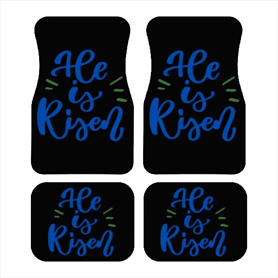 He Is Risen Religious Easter Car Mats