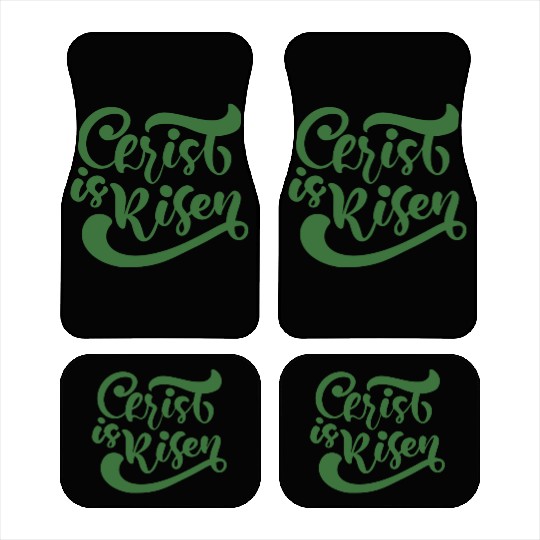 He Is Risen Religious Easter Car Mats