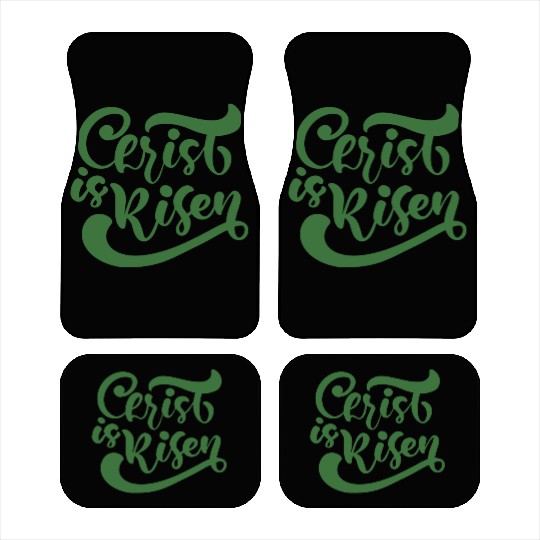 He Is Risen Religious Easter Car Mats