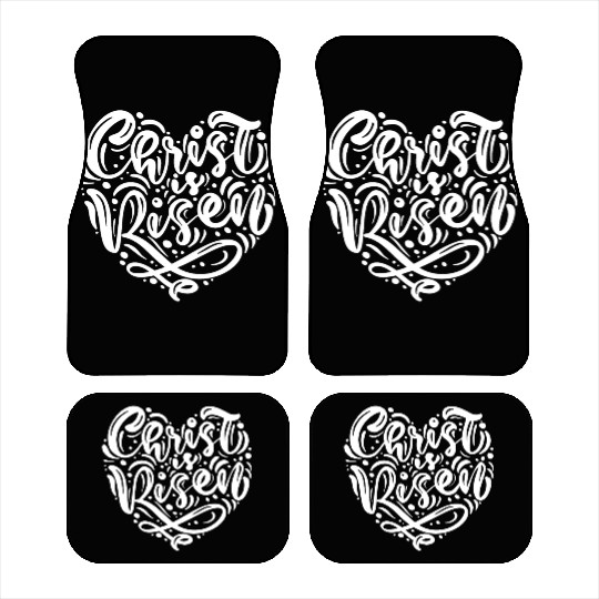He Is Risen Religious Easter Car Mats