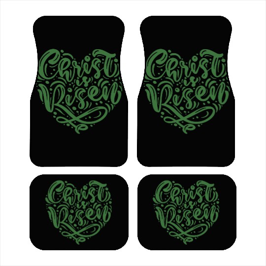 He Is Risen Christian Easter Car Mats