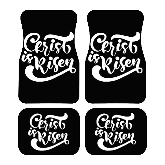He Is Risen Religious Easter Car Mats