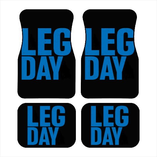 Leg Day Handicapped Wheelchair 24 Car Mats