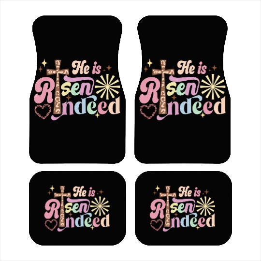 He is risen indeed Car Mats