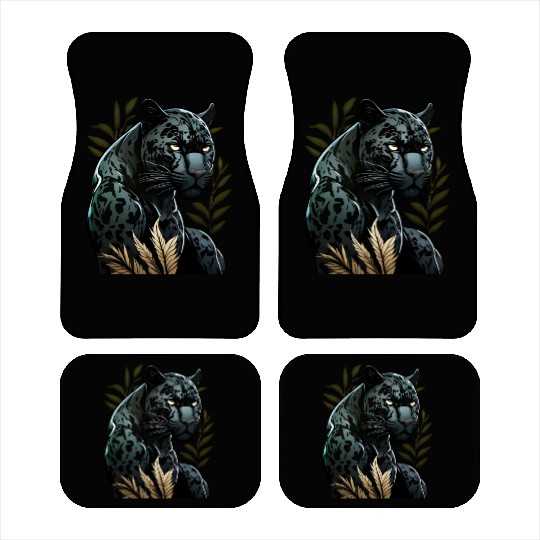 The power of the black panther Car Mats