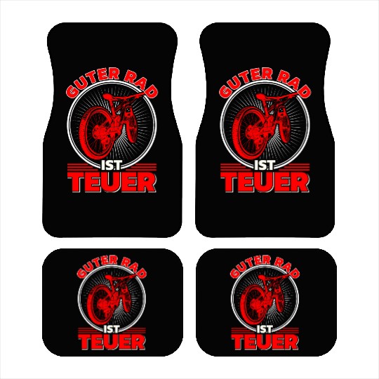 Cycling, Biking, Bikers Mountain Bike, Racing Bike Car Mats