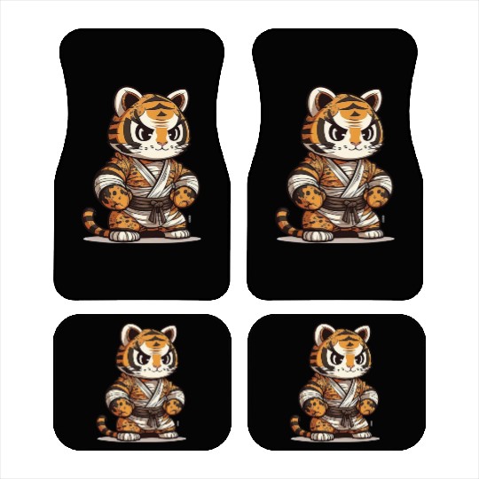 a lion in a kimono Car Mats