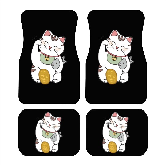 Lucky Cat Car Mats