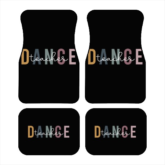 Dance Teacher Retro Car Mats Ballet Dance