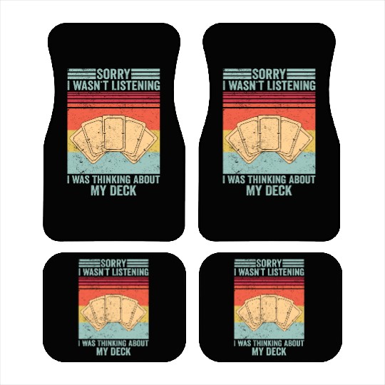 Funny Trading Card Game TCG Retro Car Mats