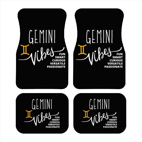 Gemini: Embrace Your Dual Nature with this Fun and Car Mats