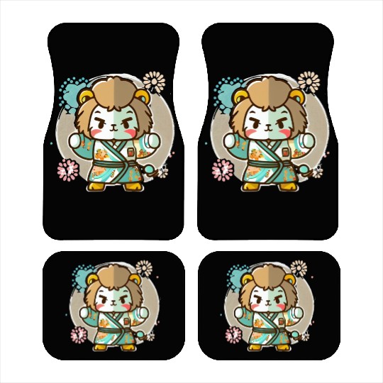 Lion kimono Car Mats