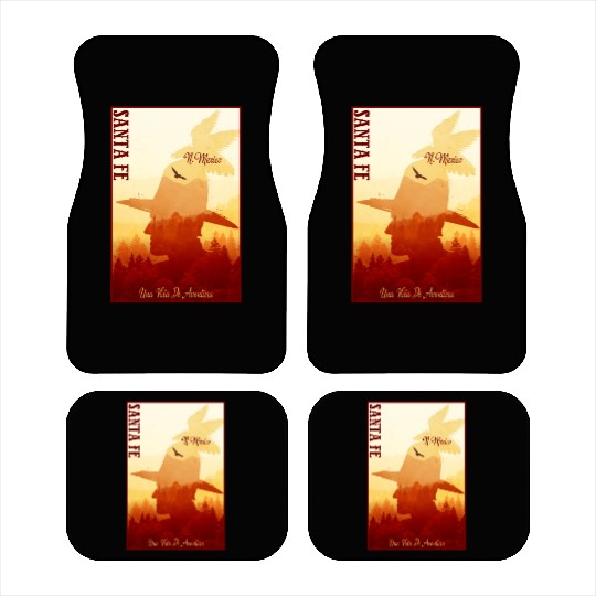 Santa Fe New Mexico wild west town Car Mats