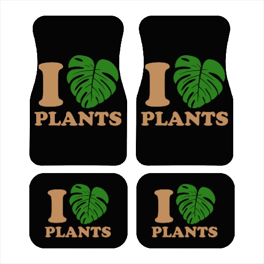 I love plants Car Mats
