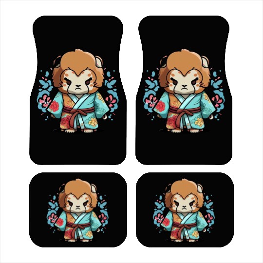 Lion kimono Car Mats