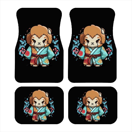 Lion kimono Car Mats