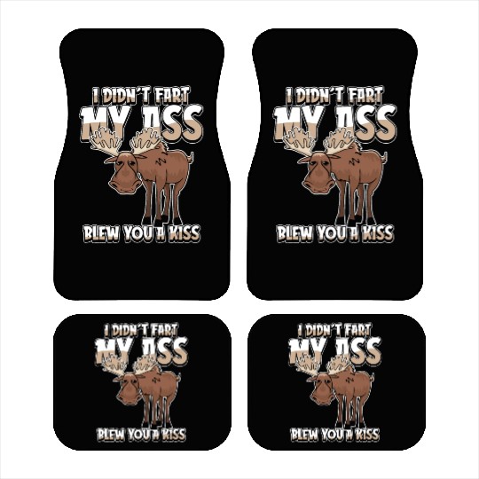 Moose Elk Funny Car Mats