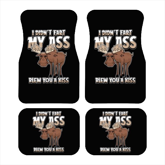 Moose Elk Funny Car Mats