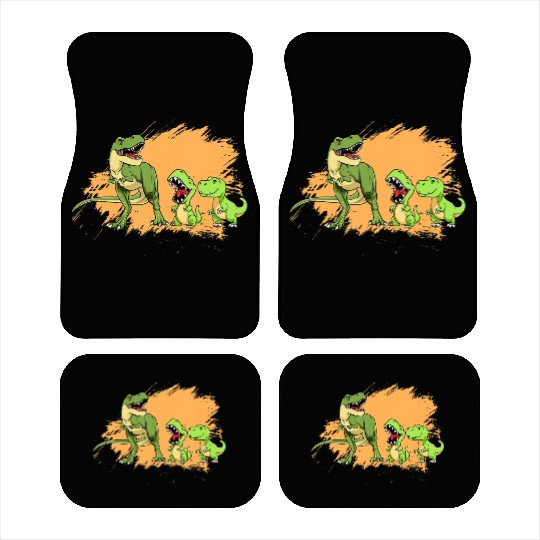 I Love My Dinosaurs Family Reptile Family Dinosaur Car Mats
