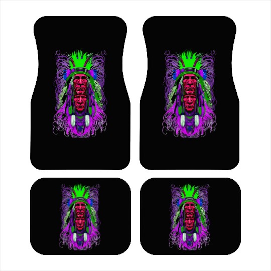 Psychedelic Native Car Mats