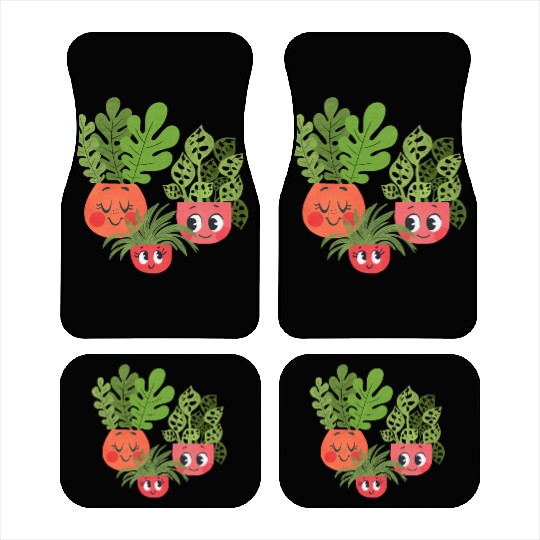 Happy Plants Car Mats