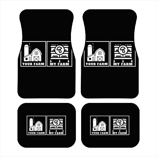 Mushroom Cultivation Farmer Car Mats