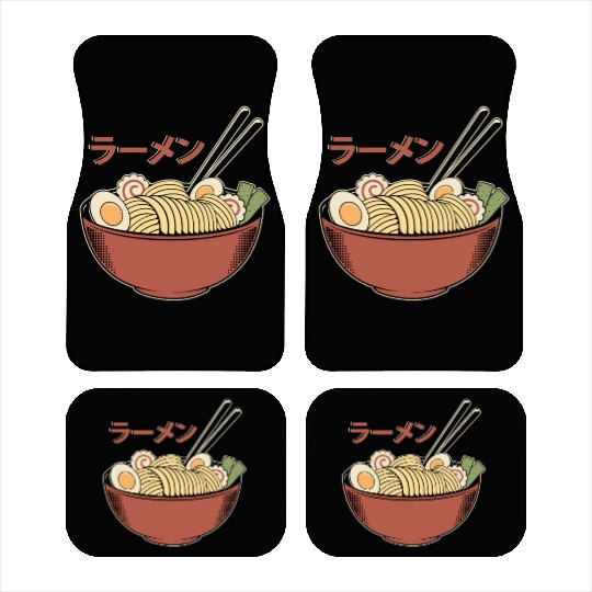 Japan Anime Ramen Bowl Car Mats