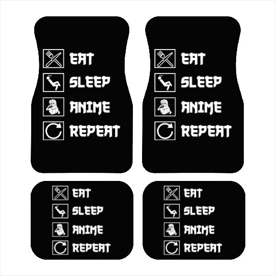 Love Anime Japan Women Girls Anime Thing Car Mats