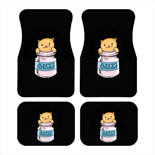 Antidepressant Kitten Medicine Cat Owner Car Mats