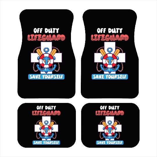 Swimmer Scuba Diving Lifeguard Water Sport Car Mats