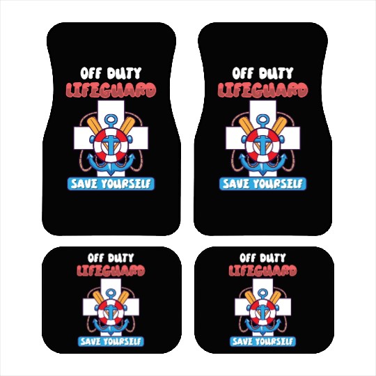 Swimmer Scuba Diving Lifeguard Water Sport Car Mats