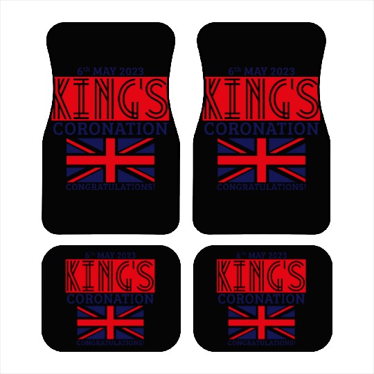 King’s Coronation, 6th May 2023 Congratulations, R Car Mats
