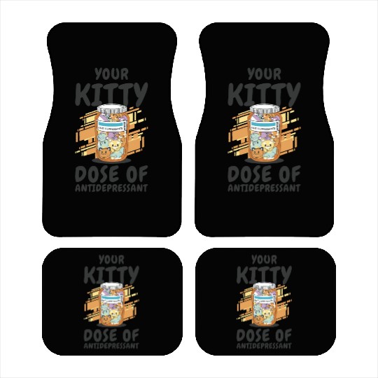 Antidepressant Kitten Medicine Cat Owner Car Mats