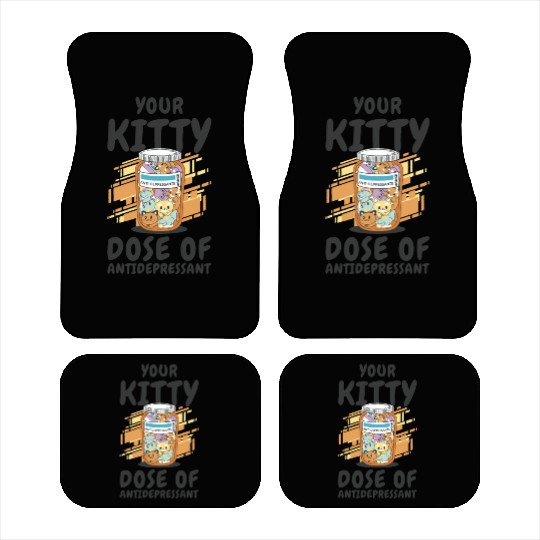 Antidepressant Kitten Medicine Cat Owner Car Mats