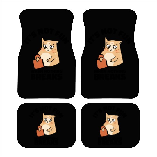 Mean Cat Drawing Line Art Cat Owner Pet Cat Car Mats