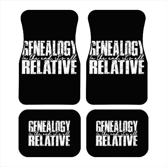 Genealogy Family Historian Ancestry Genealogist Car Mats