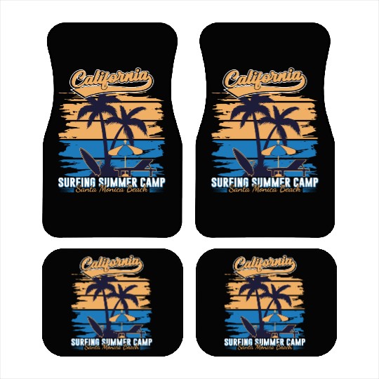California Surfing Summer Camp Car Mats